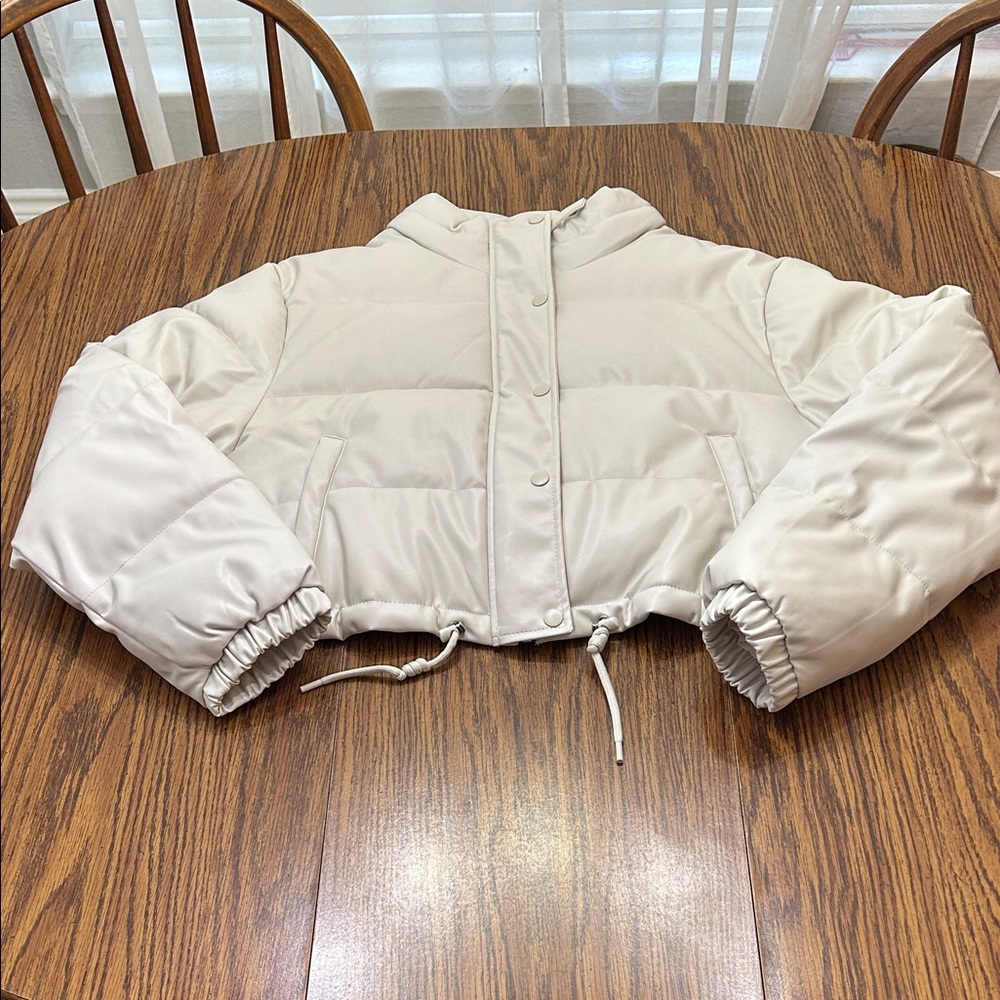 Cream Puffer Jacket